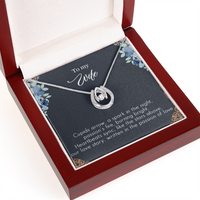 Load image into Gallery viewer, To my Wife - Cupids arrow - Lucky in Love Necklace
