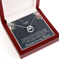 Load image into Gallery viewer, To my Wife - Forever in my Heart - Lucky in Love Necklace
