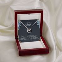 Load image into Gallery viewer, To my Wife - Cupids arrow - Lucky in Love Necklace
