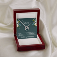 Load image into Gallery viewer, To my Wife, My love for you is beyond compare, Lucky in Love Necklace
