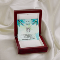 Load image into Gallery viewer, To my Wife - Your my sunshine on a rainy day - Lucky in Love Necklace
