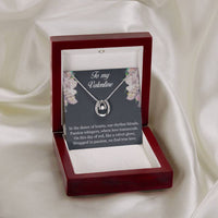 Load image into Gallery viewer, To my Valentine - Lucky in Love Necklace

