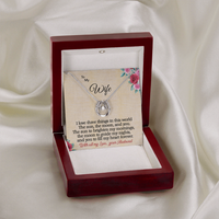Load image into Gallery viewer, To my Wife - I love 3 things - Lucky in Love  Necklace
