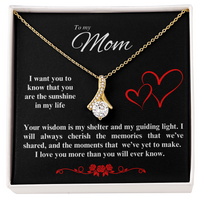 Load image into Gallery viewer, To my Mom - Your wisdom is my shelter - Alluring Beauty Necklace
