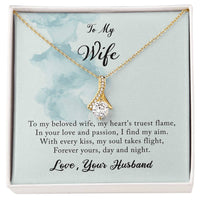 Load image into Gallery viewer, To my Wife - My hearts truest flame -  Alluring Beauty necklace
