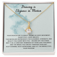 Load image into Gallery viewer, Dancing is Elegance in Motion - The Magic you Create - Alluring Beauty Necklace
