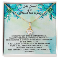 Load image into Gallery viewer, The Spirit of a Dancer - Your Talent Shines Far Beyond The Stage - Alluring Beauty Necklace

