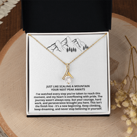 Load image into Gallery viewer, Her Graduation Day- Your Next Peak Awaits - Alluring Beauty Necklace
