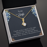 Load image into Gallery viewer, To my Wife - Cupids arrow - Alluring Beauty Necklace
