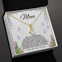 Load image into Gallery viewer, To my Mom - Why God Made Moms - Alluring Beauty Necklace
