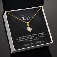 Load image into Gallery viewer, To my Wife - My love for you is beyond compare - Alluring Beauty Necklace
