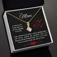 Load image into Gallery viewer, To my Mom - Your wisdom is my shelter - Alluring Beauty Necklace
