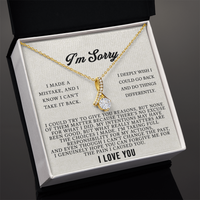 Load image into Gallery viewer, I&#39;m Sorry - There is no excuse for what I did - Alluring Beauty Necklace
