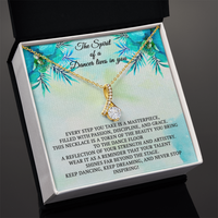 Load image into Gallery viewer, The Spirit of a Dancer - Your Talent Shines Far Beyond The Stage - Alluring Beauty Necklace
