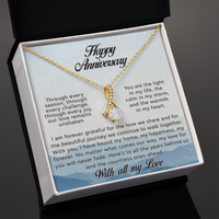 Load image into Gallery viewer, Happy Anniversary - You are The Light of My Life - Alluring Beauty Necklace
