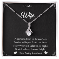 Load image into Gallery viewer, To my Wife - Passion whispers from the heart -Alluring Beauty Necklace
