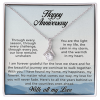 Load image into Gallery viewer, Happy Anniversary - You are The Light of My Life - Alluring Beauty Necklace

