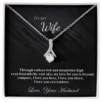 Load image into Gallery viewer, To my Wife - My love for you is beyond compare - Alluring Beauty Necklace
