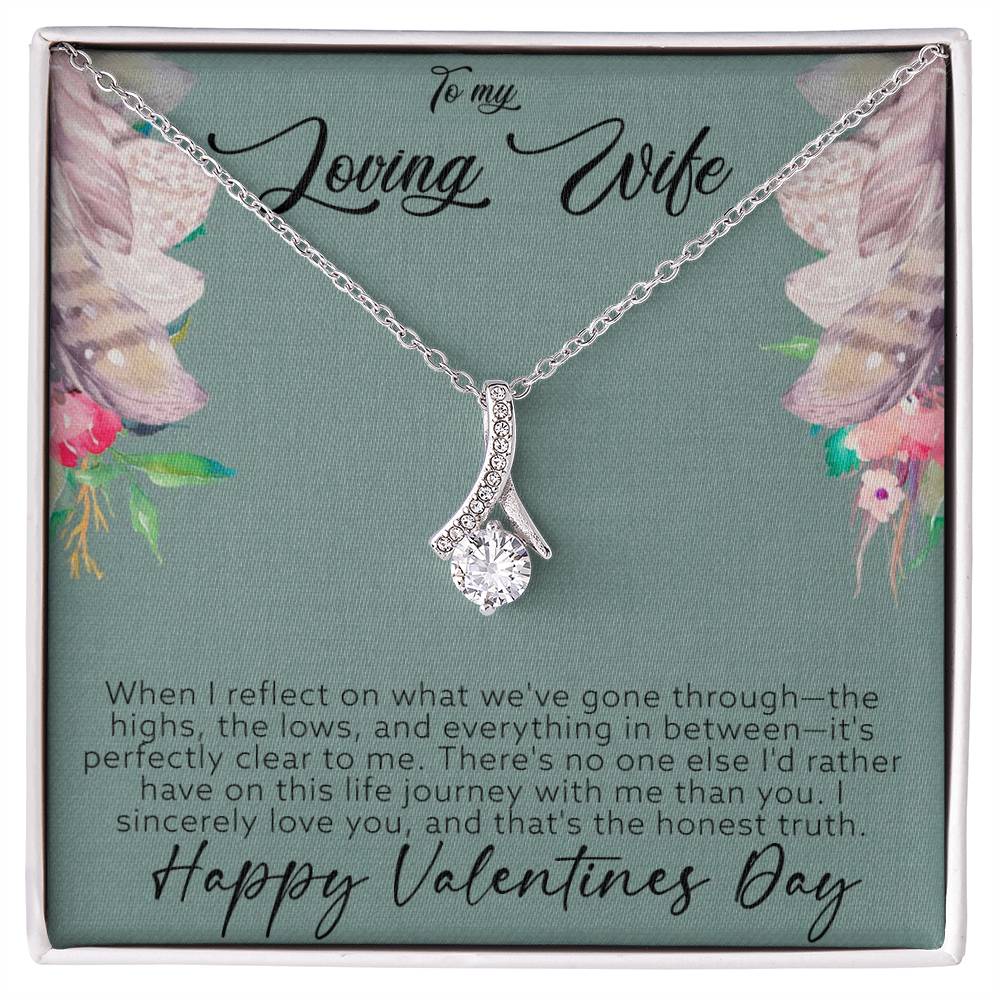 To my Wife - Valentines Day - Alluring Beauty necklace