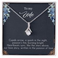 Load image into Gallery viewer, To my Wife - Cupids arrow - Alluring Beauty Necklace
