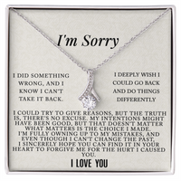 Load image into Gallery viewer, I&#39;m Sorry - There&#39;s No Excuse - Alluring Beauty Necklace
