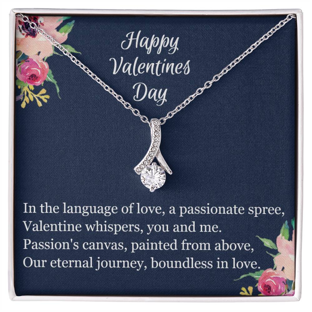 Happy Valentines Day - Alluring  Beauty Necklace