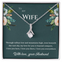 Load image into Gallery viewer, To my Wife, My love for you is beyond compare, Alluring Beauty Necklace
