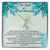 Load image into Gallery viewer, The Spirit of a Dancer - Your Talent Shines Far Beyond The Stage - Alluring Beauty Necklace
