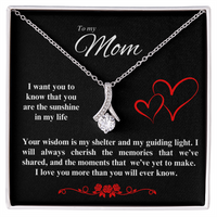 Load image into Gallery viewer, To my Mom - Your wisdom is my shelter - Alluring Beauty Necklace
