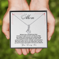 Load image into Gallery viewer, To  My Mom - Mothers Are A True Gift From God - Alluring Beauty Necklace
