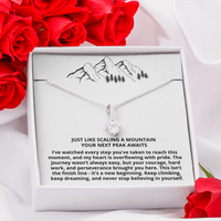 Load image into Gallery viewer, Her Graduation Day- Your Next Peak Awaits - Alluring Beauty Necklace
