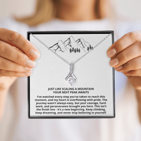 Load image into Gallery viewer, Her Graduation Day- Your Next Peak Awaits - Alluring Beauty Necklace
