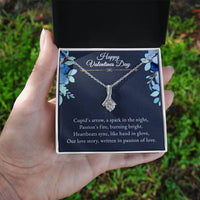 Load image into Gallery viewer, Happy Valentines Day - Cupid&#39;s Arrow -  Alluring Beauty Necklace
