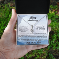 Load image into Gallery viewer, Happy Anniversary - You are The Light of My Life - Alluring Beauty Necklace
