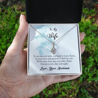 Load image into Gallery viewer, To my Wife - My hearts truest flame -  Alluring Beauty necklace
