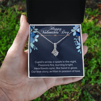 Load image into Gallery viewer, Happy Valentines Day - Cupid&#39;s Arrow - Alluring Beauty Necklace
