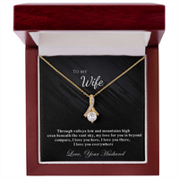 Load image into Gallery viewer, To my Wife - My love for you is beyond compare - Alluring Beauty Necklace
