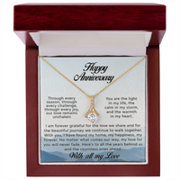 Load image into Gallery viewer, Happy Anniversary - You are The Light of My Life - Alluring Beauty Necklace

