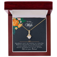 Load image into Gallery viewer, To my Wife - Your my sunshine on a rainy day - Alluring Beauty Necklace

