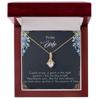 Load image into Gallery viewer, To my Wife - Cupids arrow - Alluring Beauty Necklace
