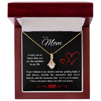 Load image into Gallery viewer, To my Mom - Your wisdom is my shelter - Alluring Beauty Necklace
