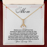 Load image into Gallery viewer, To  My Mom - Mothers Are A True Gift From God - Alluring Beauty Necklace
