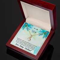 Load image into Gallery viewer, To my Wife - Your my sunshine on a rainy dat - Alluring Beauty Necklace
