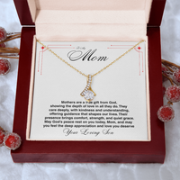 Load image into Gallery viewer, To  My Mom - Mothers Are A True Gift From God - Alluring Beauty Necklace
