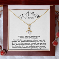 Load image into Gallery viewer, Her Graduation Day- Your Next Peak Awaits - Alluring Beauty Necklace
