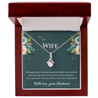Load image into Gallery viewer, To my Wife, My love for you is beyond compare, Alluring Beauty Necklace

