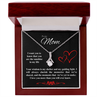 Load image into Gallery viewer, To my Mom - Your wisdom is my shelter - Alluring Beauty Necklace
