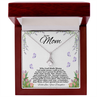 Load image into Gallery viewer, To my Mom - Why God Made Moms - Alluring Beauty Necklace
