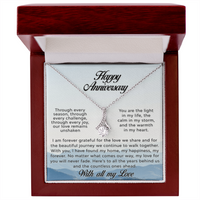 Load image into Gallery viewer, Happy Anniversary - You are The Light of My Life - Alluring Beauty Necklace

