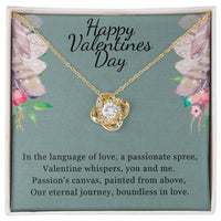 Load image into Gallery viewer, Happy Valentines Day - Love Knot Necklace
